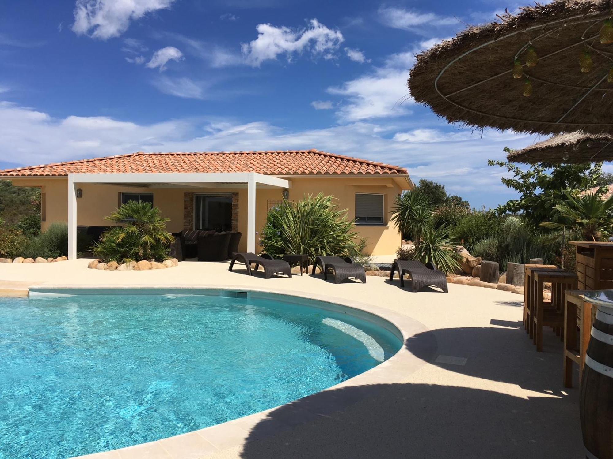 L'Hacienda Piscine Chauffee A 28, Spa, Boulodrome Et Court De Tennis Prives, 2 Villas Independantes ポルトヴェッキオ エクステリア 写真